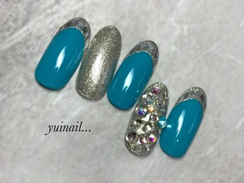 ユイネイル(結Nail)/■glass french nail■