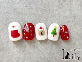 クリスマスネイル