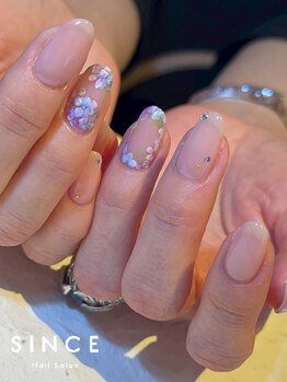 シンス(Since)/紫陽花ネイル(冨高)