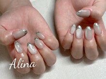 エリナネイルサロン池袋(Alina Nail Salon)/ガラスフレンチ