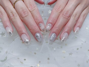 アゼル(Azel)の写真/【シンプル～トレンド◎】マグネット&フラッシュネイル¥6000→¥5800/定額&持ち込みも♪パラジェル導入！