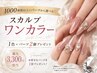 スカルプワンカラー1色＋パーツ2個プレゼント(最大3300円相当)10本長さだし
