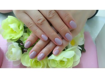 プルミエ ネイル(Premier Nail)/グレージュワンカラーネイル☆