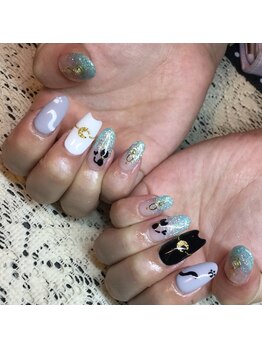 プライベートサロンアリュール(Private Salon Allure)/あ、爪に猫ちゃん★