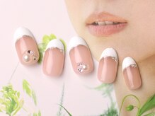 キャンアイドレッシー ヨコハマ元町店(Can I Dressy)/ブライダルネイル　¥10000