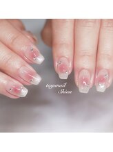 たゆ ネイル(たゆnail)/お持ち込み4月チークネイル