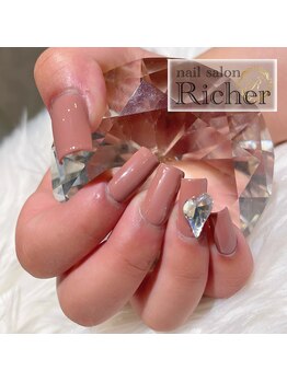 エスフィーネイルサロン リシェル(Esfy nailsalon Richer)/ワンカラー練習