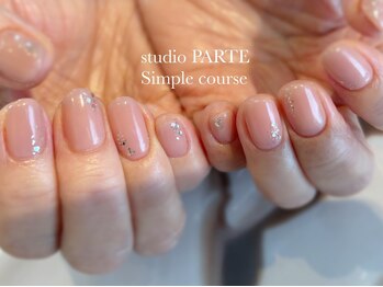 スタジオパルテ ネイルアイラッシュ(studio PARTE)/定額シンプルコース