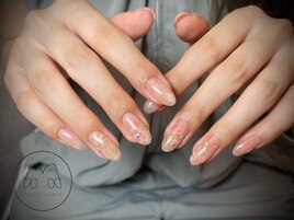 お花ホイルネイル