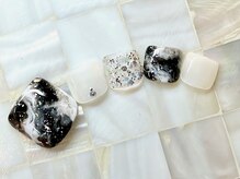 モーヴネイル(mauve.nail)/フットネイル定額アートA ¥11500