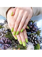 サク(saku)/ピスタチオネイル