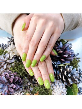 サク(saku)/ピスタチオネイル