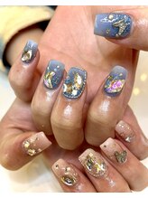 ネイルサロンアンドネイルスクールアートローズ 町田店(Art Rose)/ストーンデザイン