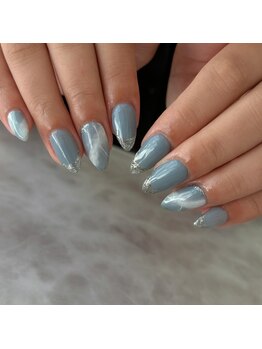 モンシュシュ(Monchouchou)/くすみブルーで大人かわいく♪