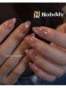 ノーバディ(Nobody)/オーロラ×マグネットネイル♪