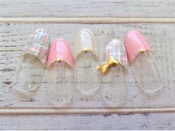 ブランロール 中目黒店(Blanl'or)/春のツイードネイル