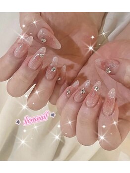 リオラネイル(Liora Nail)/クリスマス長さ出しデザイン