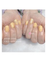 ガガ ネイルアンドビューティー(GAGA)/桜ネイル　定額6600円