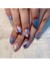 ブルー×ニュアンス