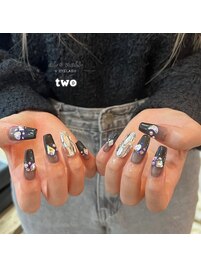 グラデーションアートネイル