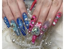 アミュレット(amulet)の雰囲気（長さだし/パーツネイル/マグネット/痛ネイル/持ち込み）