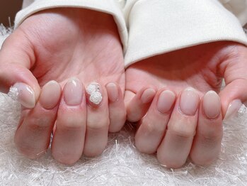 レアネイル 新宿(le'a nail)/乳白ネイル