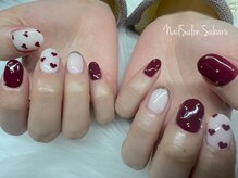 スバル(Subaru)/バレンタインネイル☆