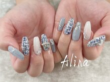 エリナネイルサロン池袋(Alina Nail Salon)/冬デザイン（持ち込みデザイン）