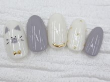 ハニービービー(Honey Bee Bee)/猫ちゃんネイル