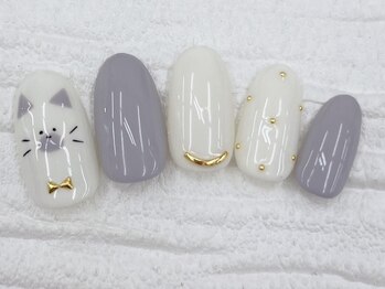 ハニービービー(Honey Bee Bee)/猫ちゃんネイル
