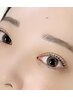 【4week以内再来】まつ毛パーマ(上)+美眉アイブロウWAX1回セット¥11300