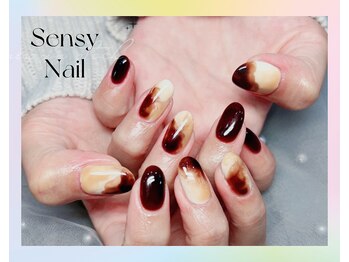 センシー ネイル スタジオ(Sensy Nail Studio)/8本 カフェラテデザイン！