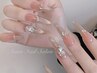 人気No.1【チップ長さだし】持ち込み アート＋つけ放題  ¥15800