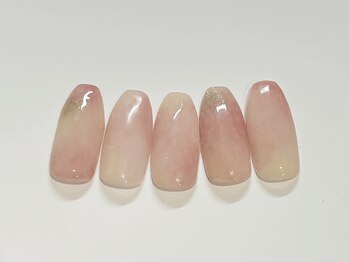 ビュー バイ ネオリーブ 用賀店(beau'r by neolive)/うるうる桃ネイル