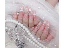 アールネイルサロン(R)/マグネットフレンチチークネイル