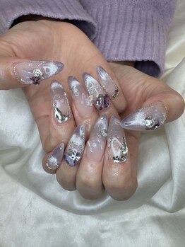 シェリーネイル(cherie nail)の写真/【写真映え抜群◎】トレンド～こだわりデザインまで、SNSでも目を引くちゅるんとしたうる艶&華やかネイル♪