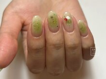 ラグ ネイル(RAG nail)の雰囲気（可愛すぎるナチュラルメロンソーダなネイル♪竹内作）