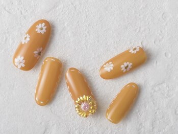 サンミーゴネイル 神戸店(Sunmego Nail)/手描きフラワーネイル