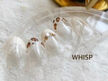 ウィスプ(WHISP)/クリアレオパードフレンチネイル