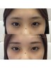 【眉デザイン未定の方】お顔分析＋美眉毛WAX＋メイク仕上げ　60分　¥6000
