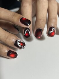 奥行き感ネイル/メンズネイル