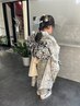 7歳様着物着付け