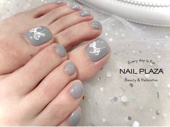 ネイルプラザ 河原町OPA店(NAIL PLAZA)の写真/魅せる足元で輝く♪【Foot/アート】持込OK★親指アートし放題！フラッシュネイルやマグネットも◎