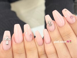 ワンカラーにパーツ