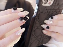 メイプルジェム(Maplegem)/綺麗め薔薇ネイル