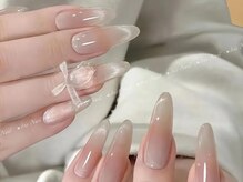 アイリスネイル 大塚(Iris Nail)/チーク&マグネットフレンチ