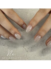 light gray nail