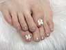 【foot】親指デザインネイル《アート・埋め尽くしも可能☆》9500円