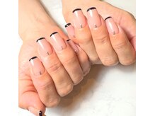 フレイムス アイラッシュ アンド ネイル(FRAMES)/スキニーフレンチ×スクエア