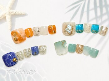 ネイルキュート アンド クールラッシュ 亀有店(nailcute & CoolLash)/new!フット定額ネイル